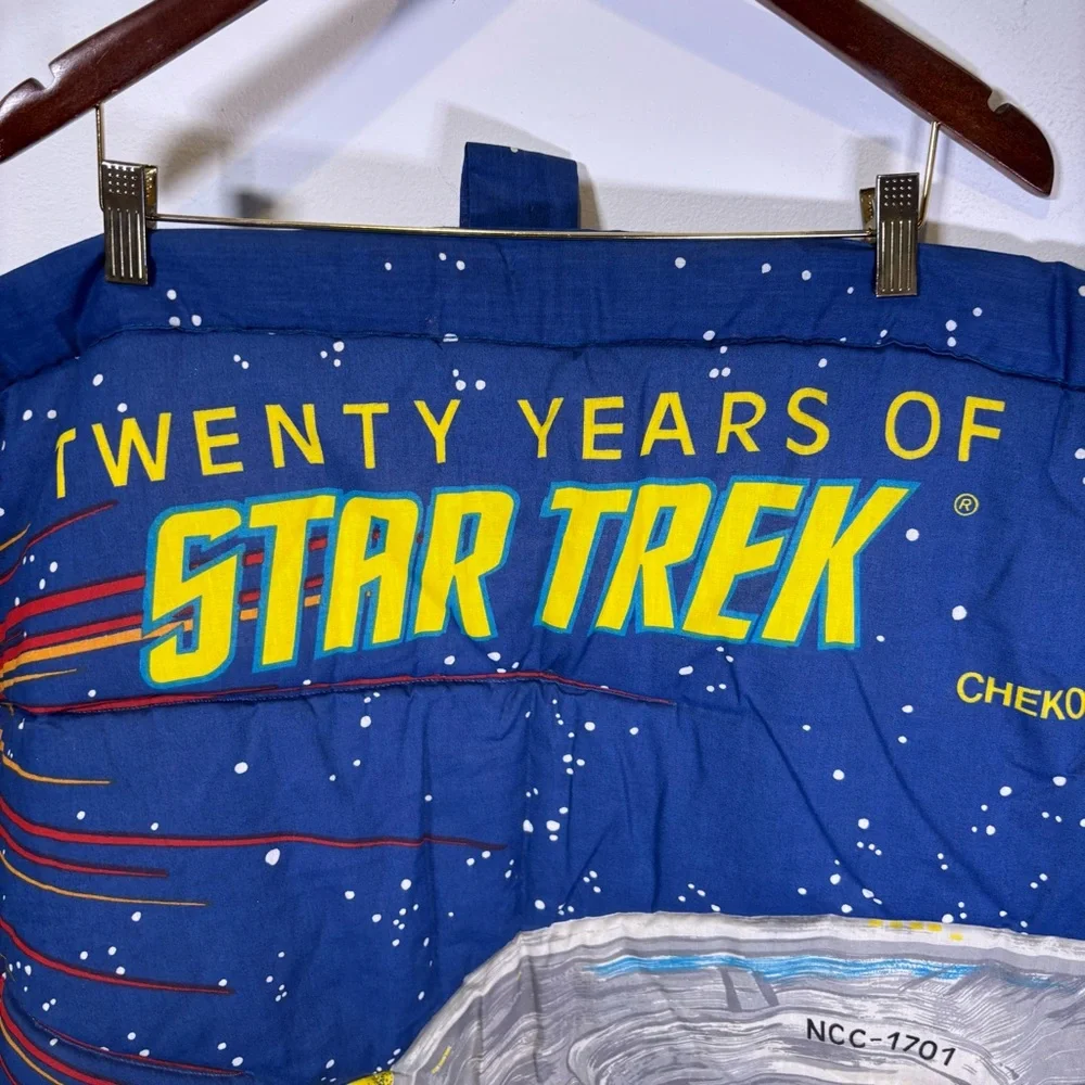 Vintage Star Trek 20 Years Hanging Quilt